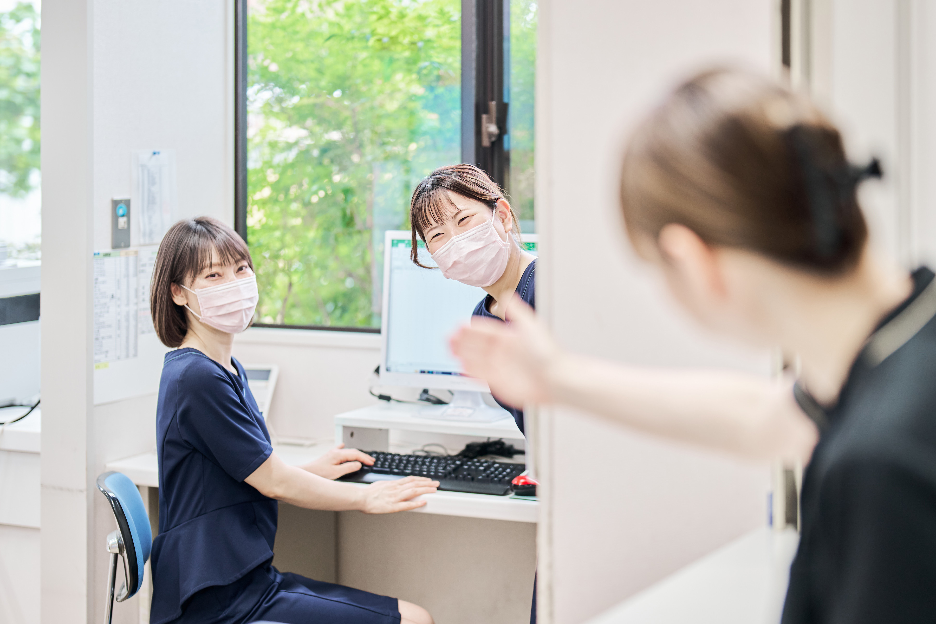 受付の写真