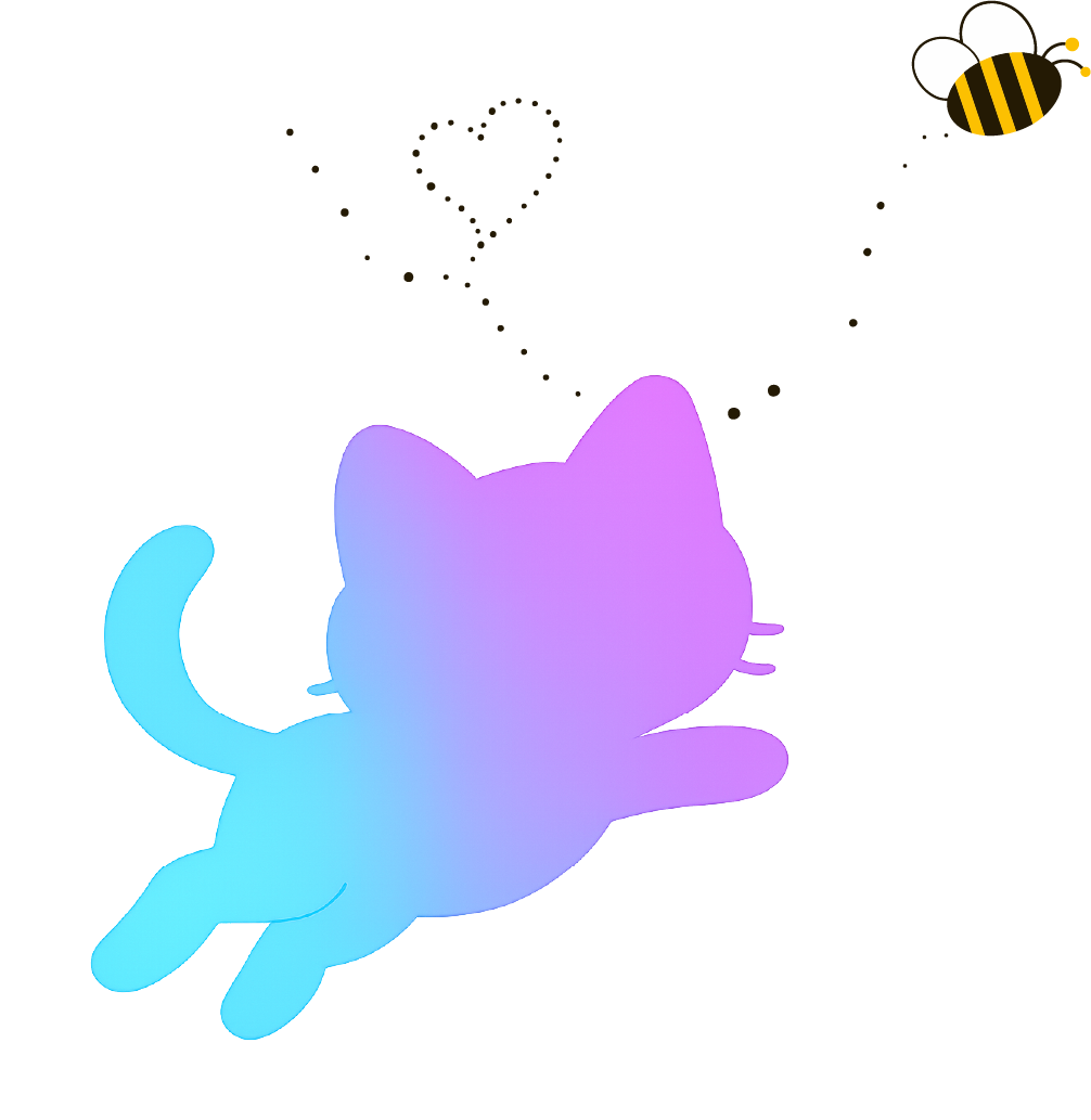 横にジャンプする猫